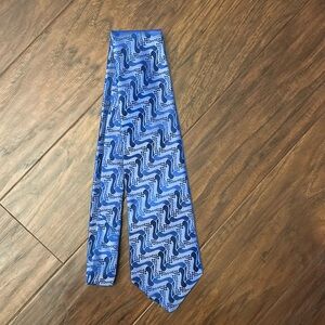 Murano blue tie